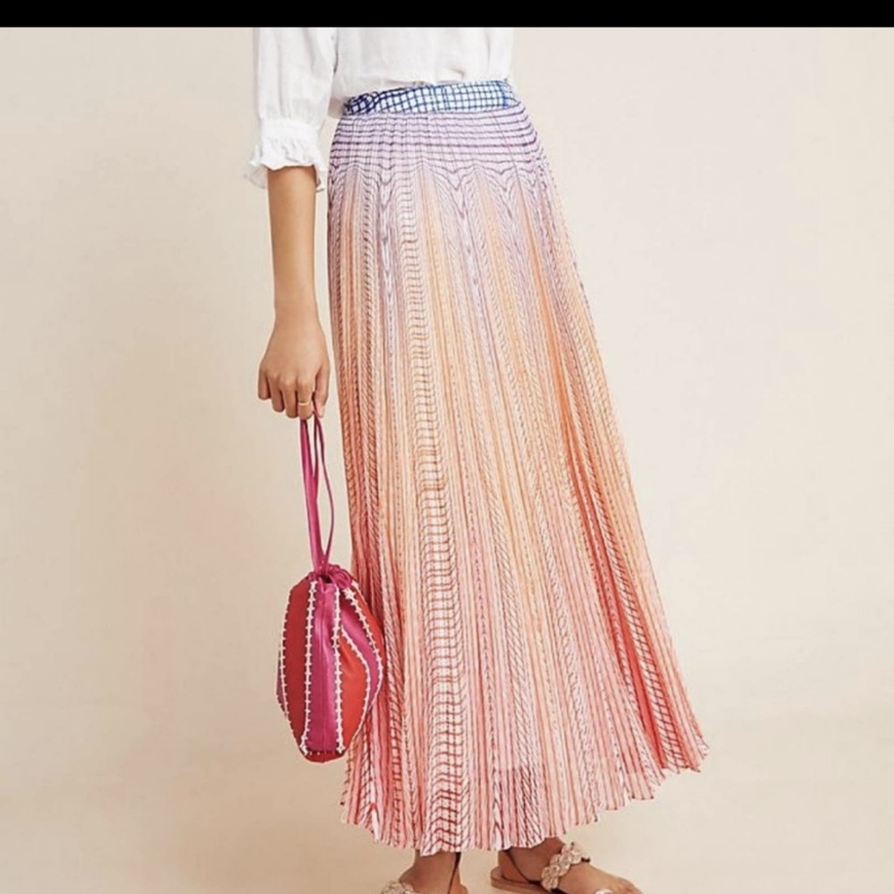 Anthropologie Dawn Maxi Skirt 10 NWOT